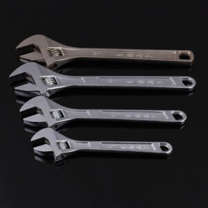 Professional 4-Piece Adjustable Wrench Set