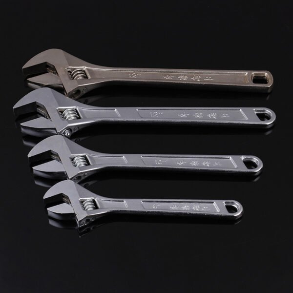 Professional 4-Piece Adjustable Wrench Set