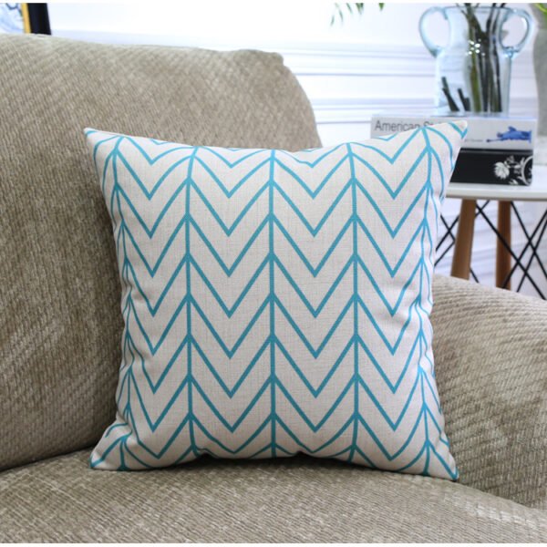 Modern Geometric Pattern Throw Pillow Set - Image 3