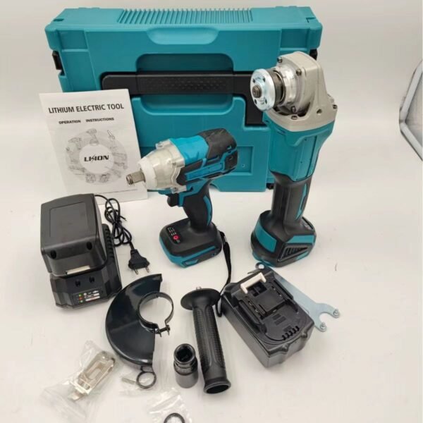 Professional 3-in-1 Cordless Power Tool Kit - Image 2