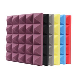 Professional 6-Color Acoustic Foam Panel Set