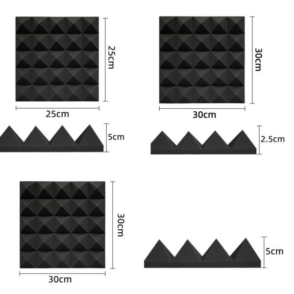 Professional 6-Color Acoustic Foam Panel Set - Image 3