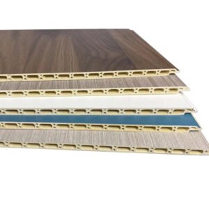 Professional 4-Color Hollow PVC Wall Panel Set
