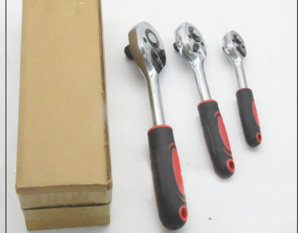 3-Piece Quick-Release Ratchet Wrench Set - Image 3